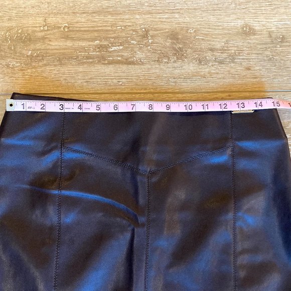 NWT Marc New York Andrew Marc Brown Pencil Skirt - Picture 3 of 9